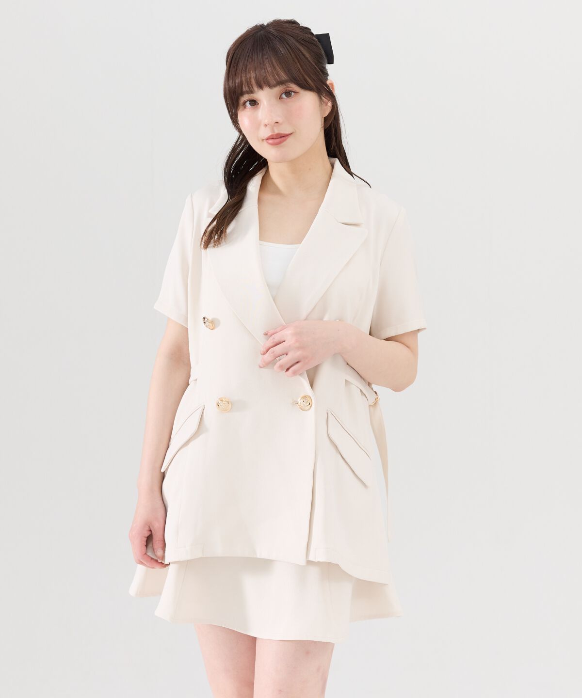 REDYAZEL「ハイウエストフレアミニスカート」|フレア|