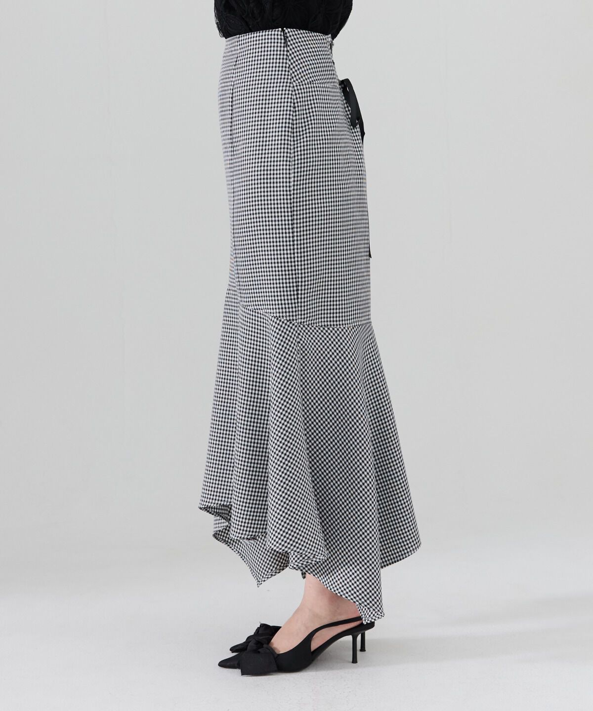 REDYAZEL「チェックマーメイドスカート」|タイト|
