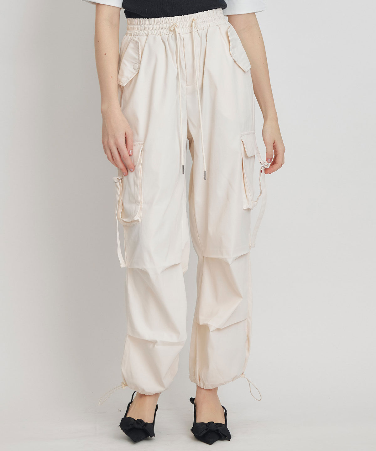 REDYAZEL「タブフラップポケットカーゴパンツ」|その他|オフ