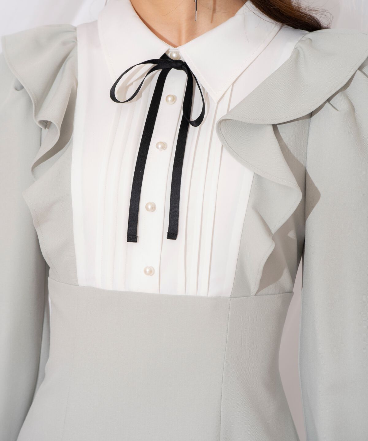 WILLSELECTION「配色ヨークマーメイドワンピース」|ワンピース|