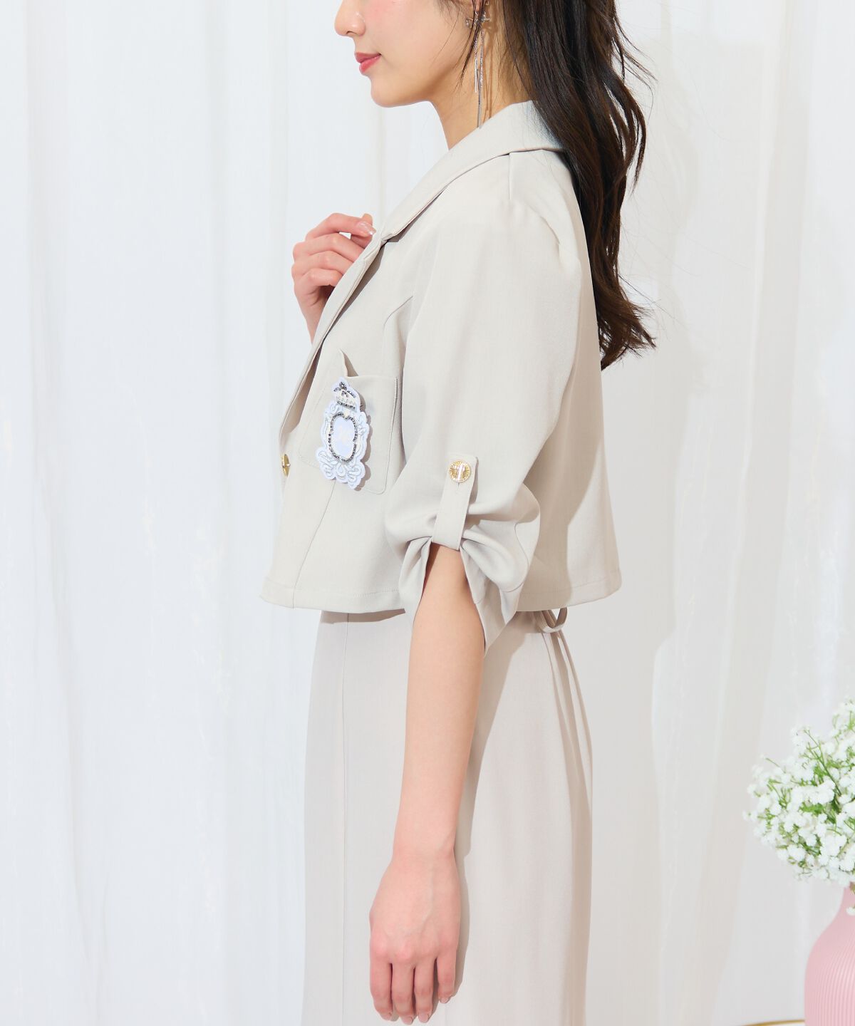 WILLSELECTION「エンブレム付きショートジャケット」|その他|