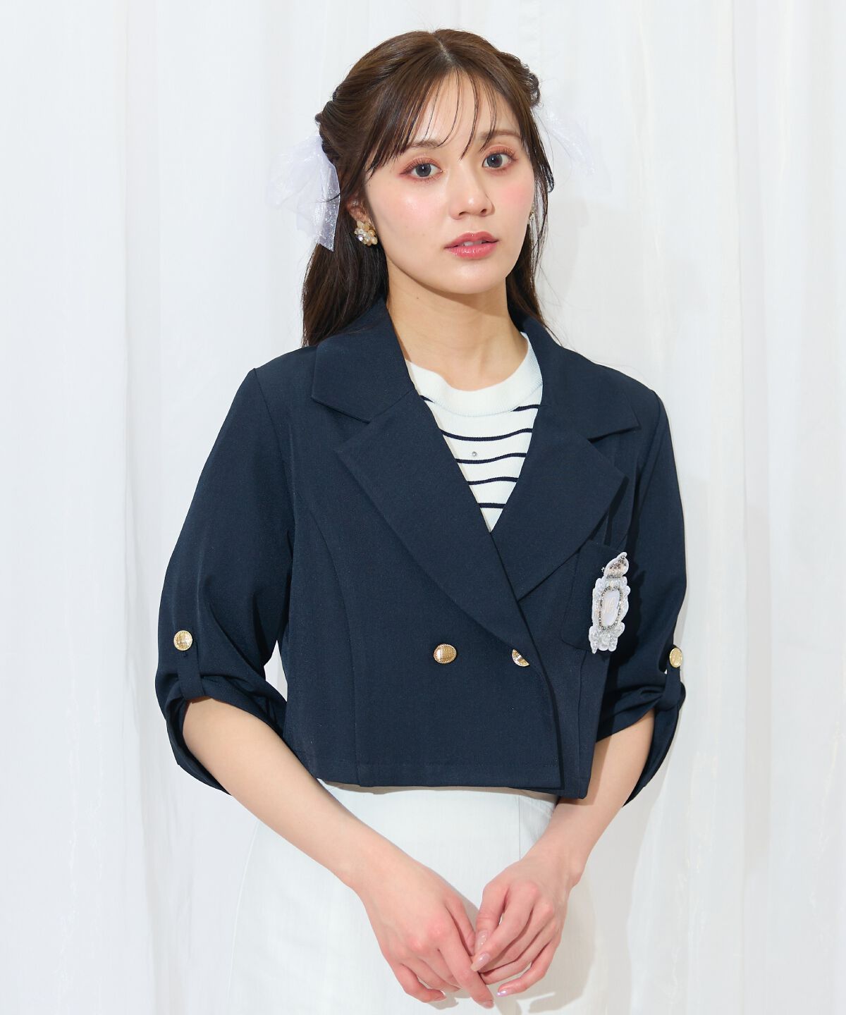 WILLSELECTION「エンブレム付きショートジャケット」|その他|