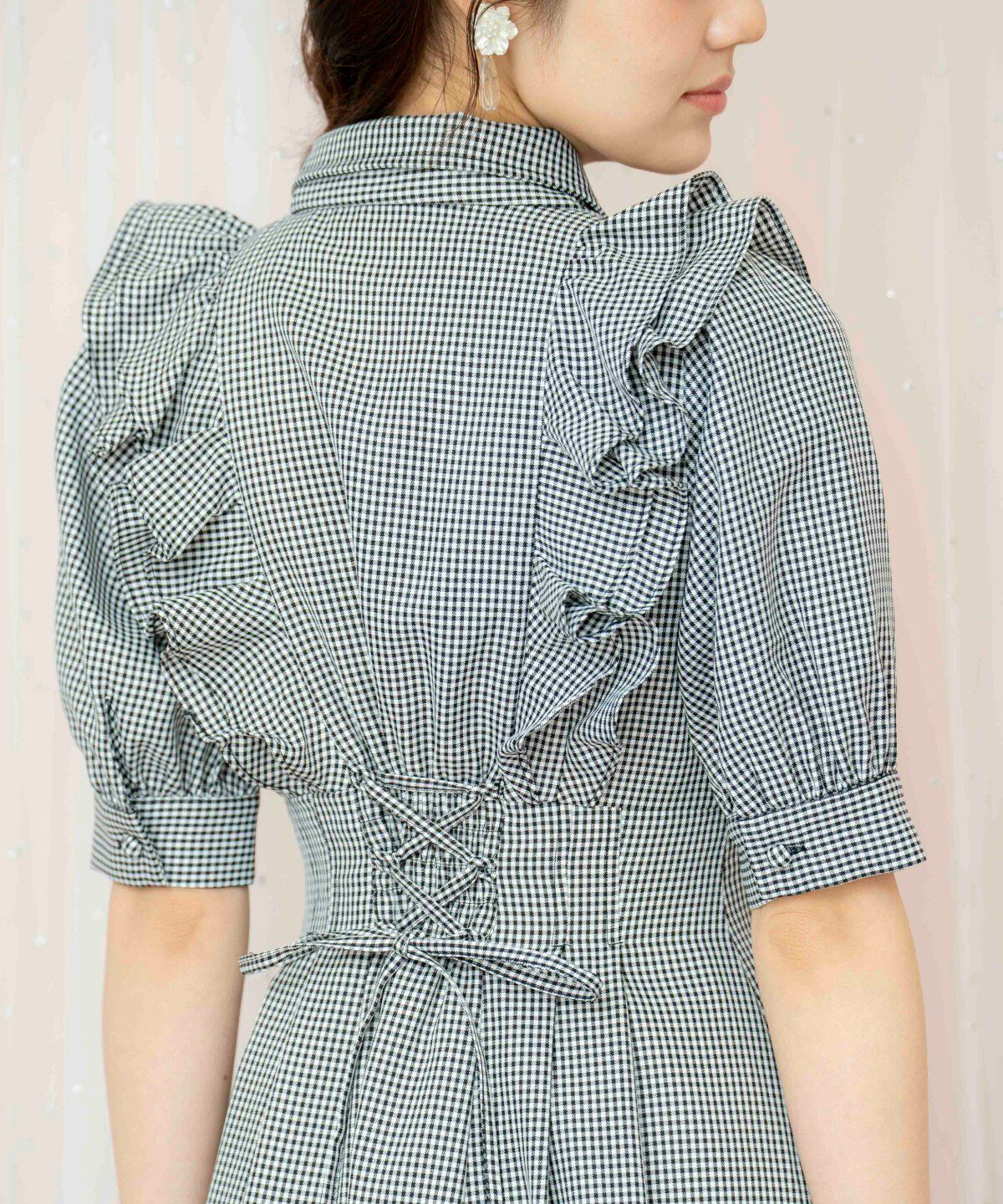 WILLSELECTION「ラッフルリボンタイシャツワンピース」|ワンピース|