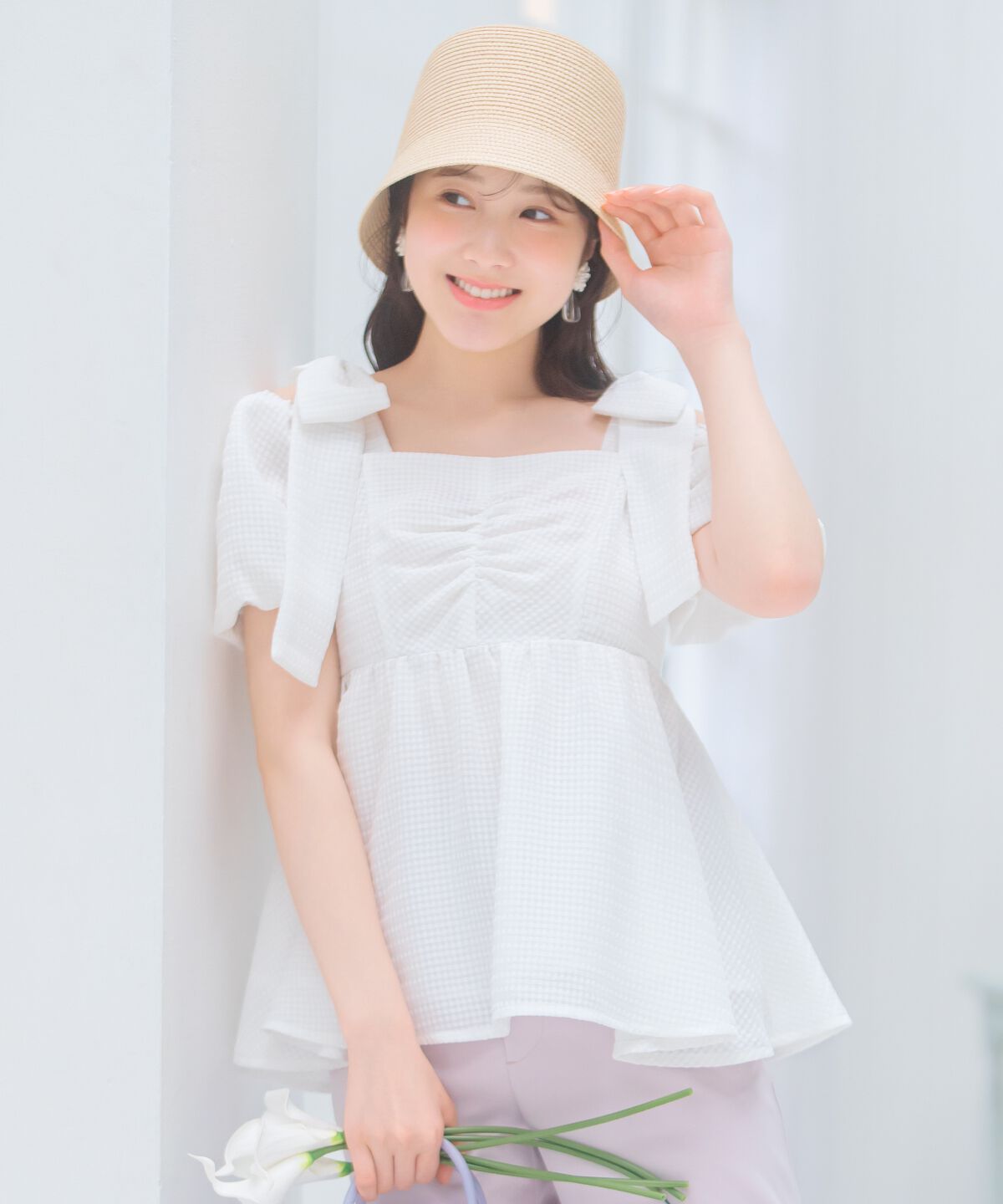 WILLSELECTION「2WAYペプラムブラウス」|シャツ・ブラウス|