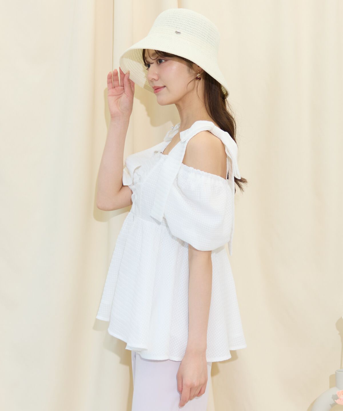 WILLSELECTION「2WAYペプラムブラウス」|シャツ・ブラウス|