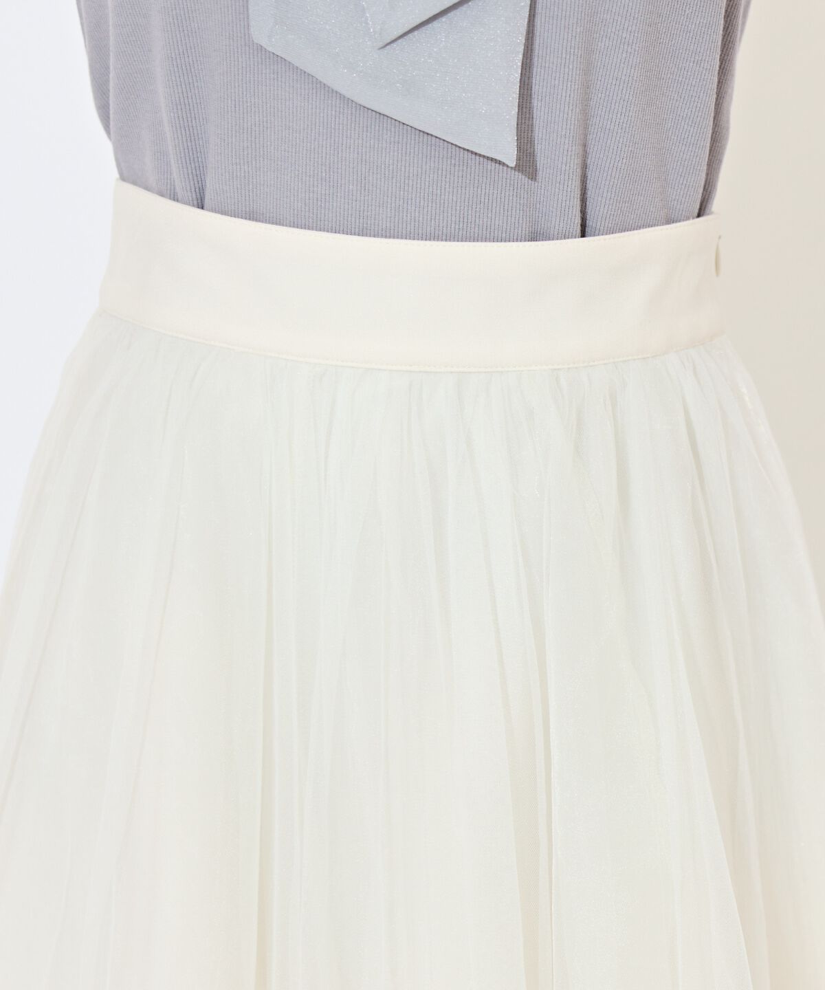 WILLSELECTION「ニュアンスカラーチュールティアードスカート」|フレア|