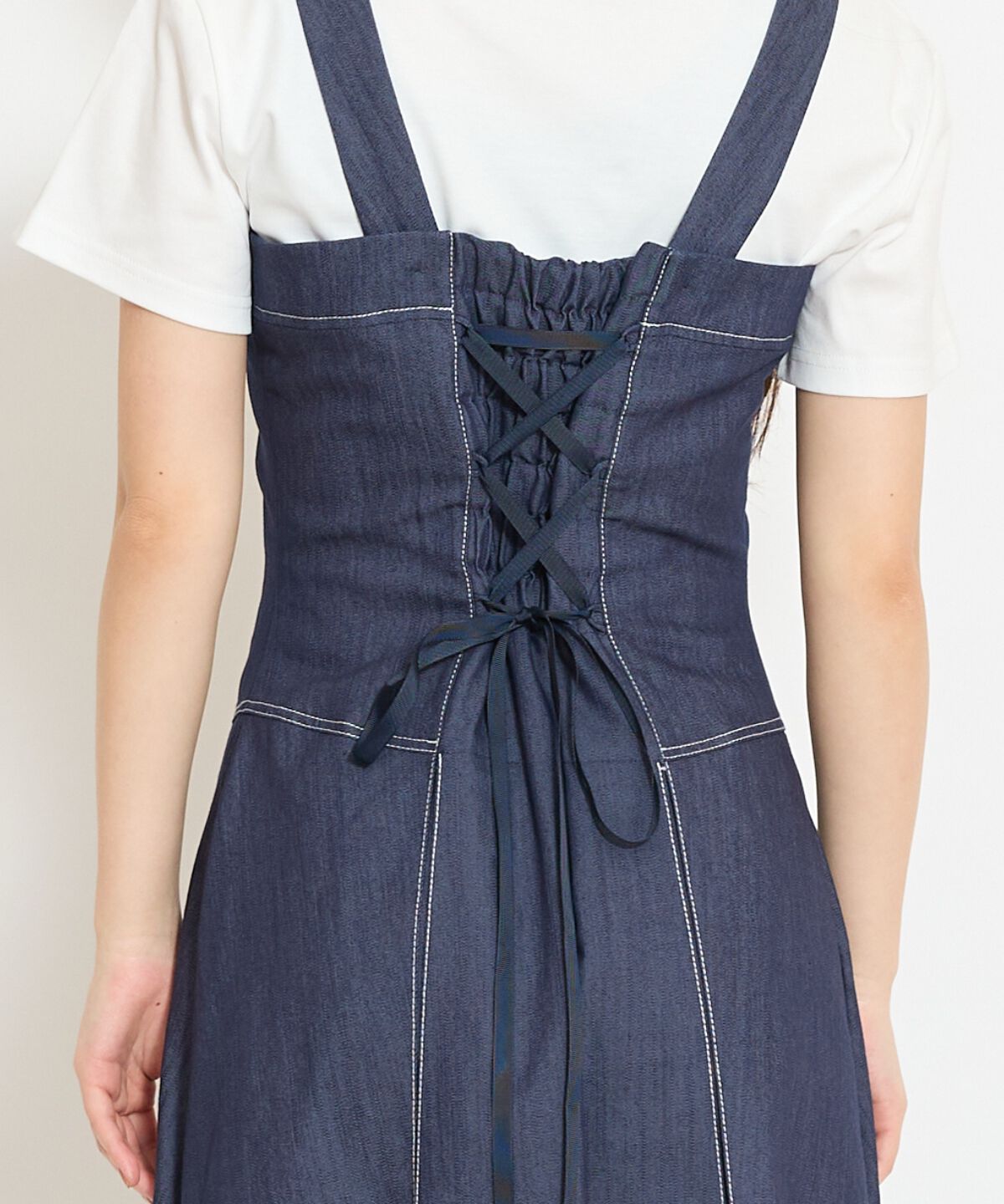 WILLSELECTION「ステッチデザインフロントZIPワンピース」|ワンピース|