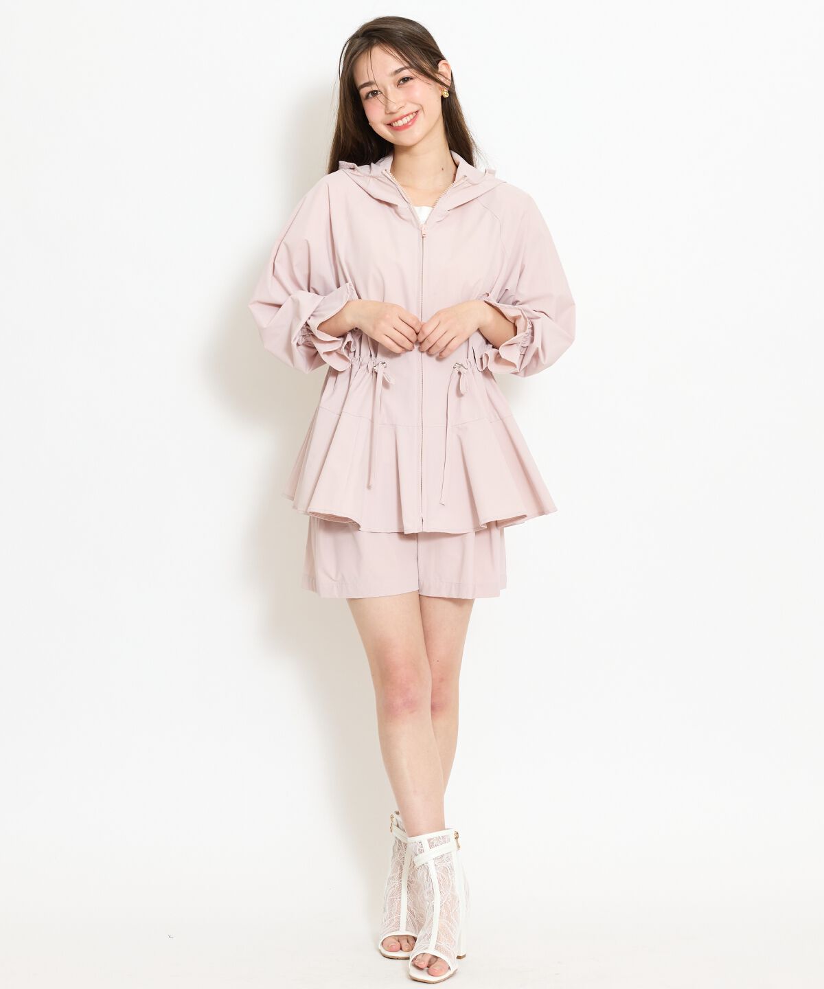 WILLSELECTION「UVカットペプラムブルゾン」|ブルゾン・スタジャン|