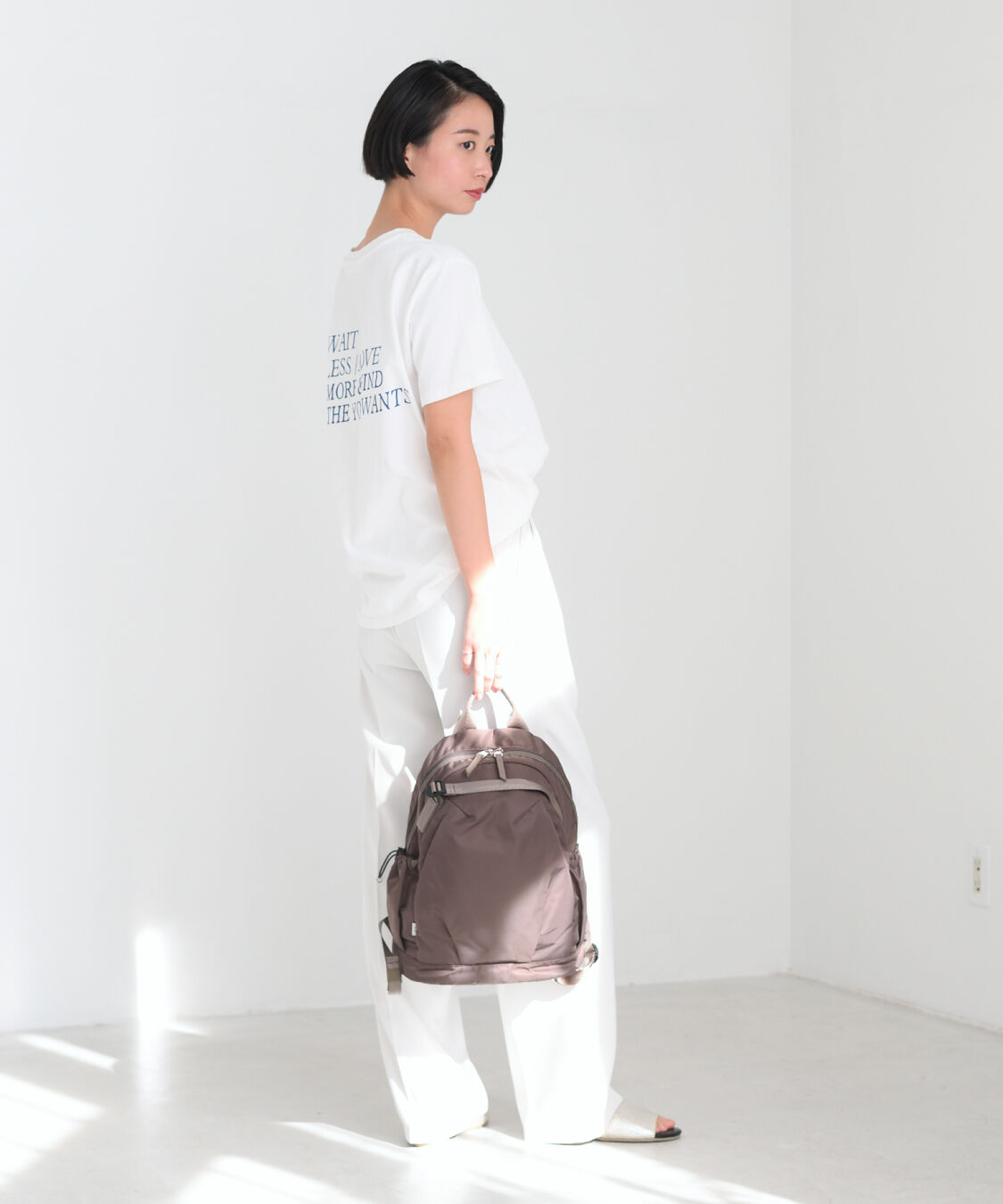 W&.Day/Night「W&.Day/Night アウリンコ ラウンドリュック B5サイズ 11.0インチタブレット収納 15173」|リュック|