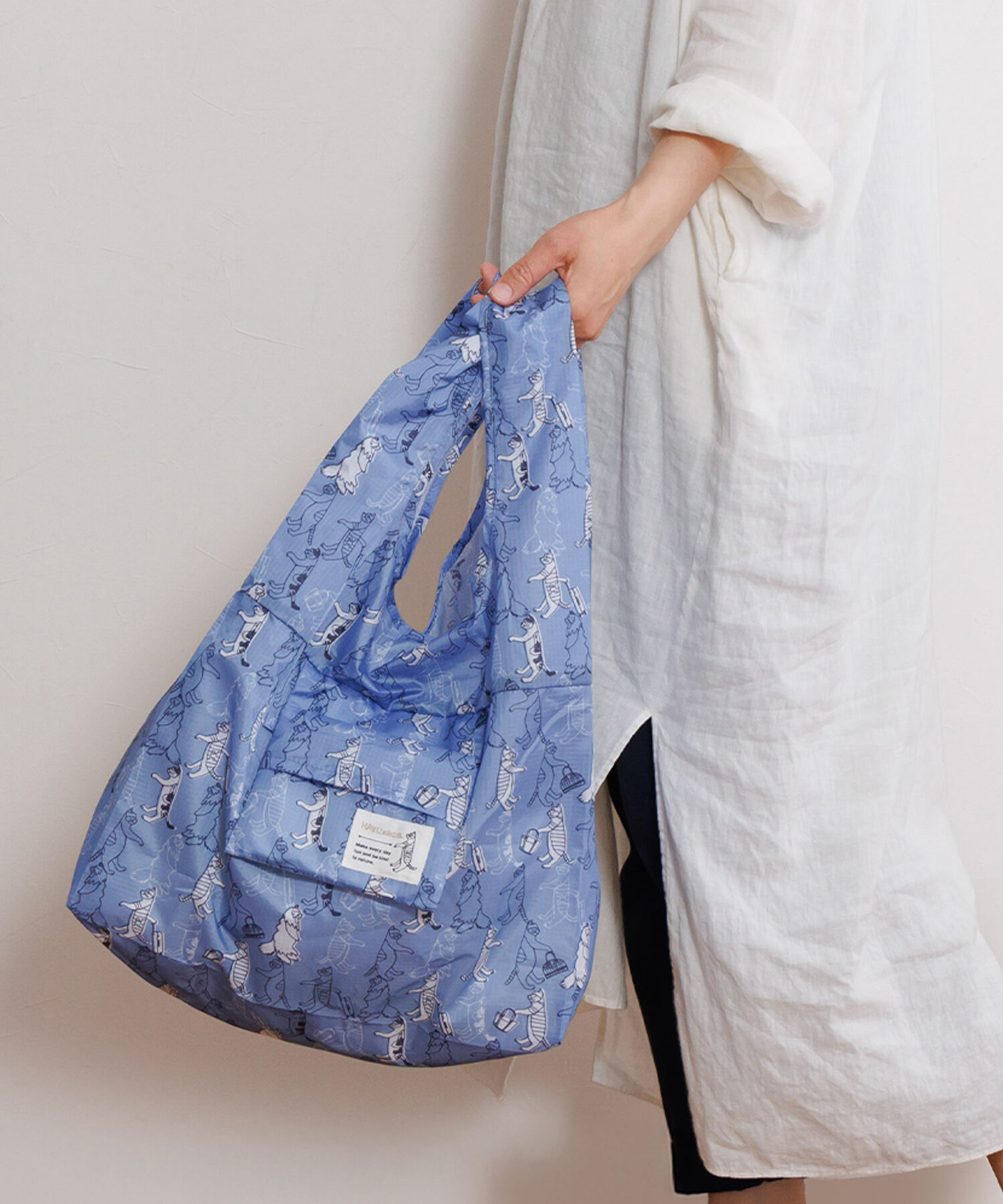 ace.「ace.／エース HAyU マルシェバッグ 折りたたみバッグ エコバッグ お買物バッグ 17871」|トートバッグ|行進A