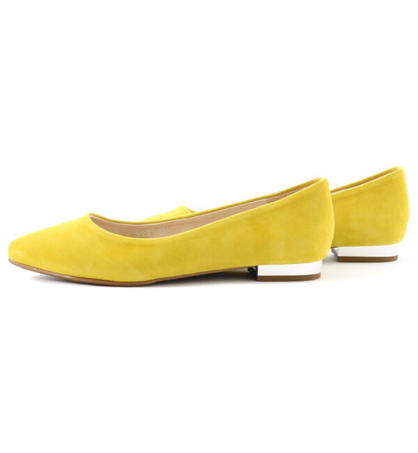 ORiental TRaffic「【アウトレット価格】本革スエードフラットパンプス/R-6002」|パンプス|