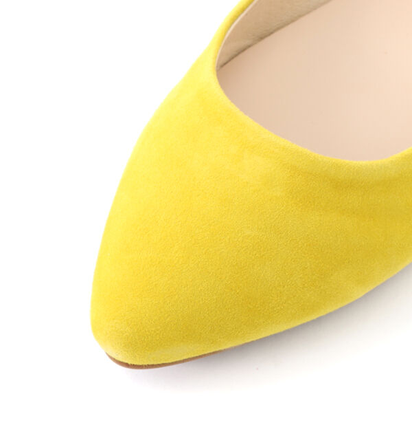 ORiental TRaffic「【アウトレット価格】本革スエードフラットパンプス/R-6002」|パンプス|