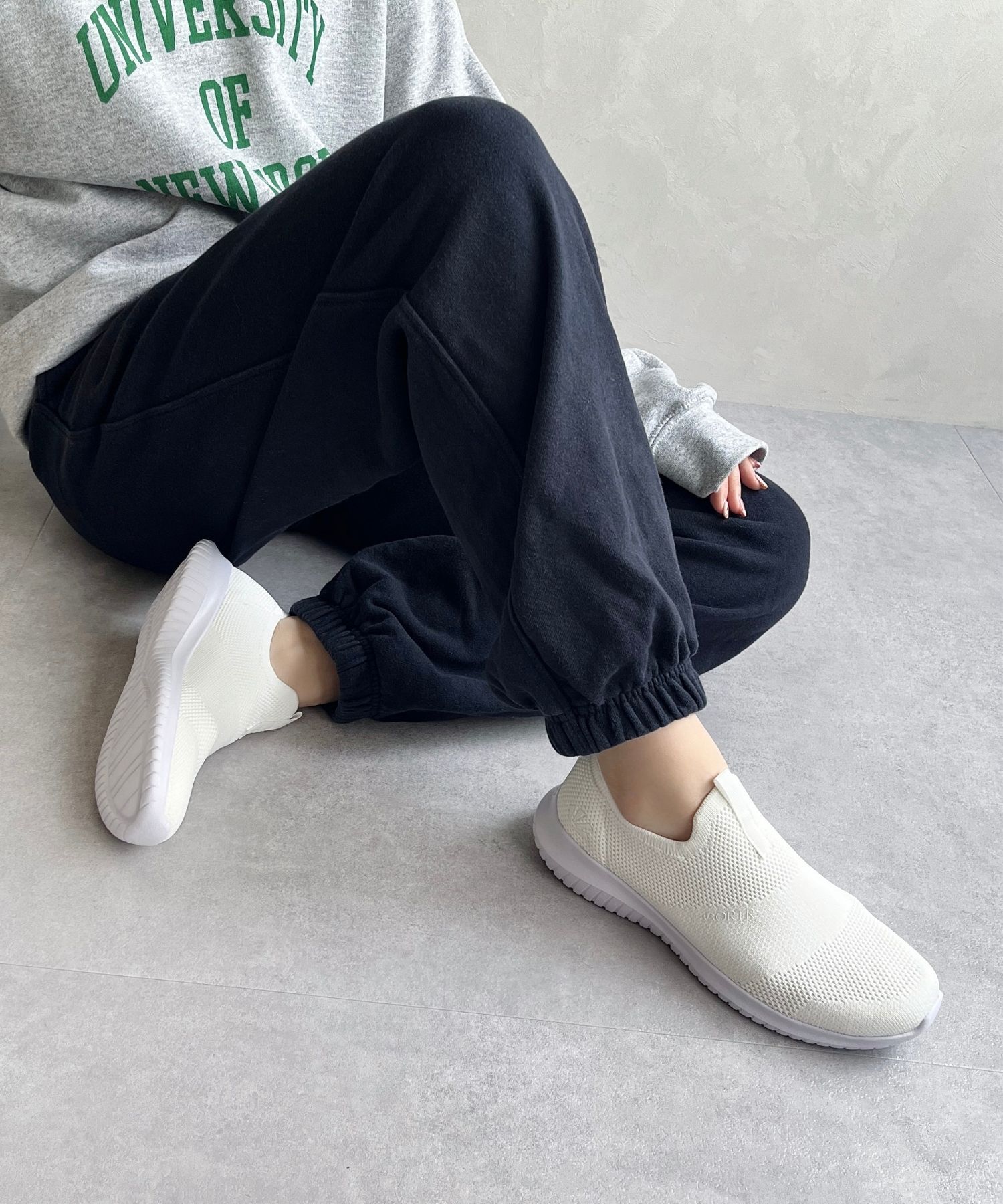 ORiental TRaffic「【累計19万足突破 】 ニット スニーカー /3709 柔らかい 伸縮性 軽量」|スニーカー|