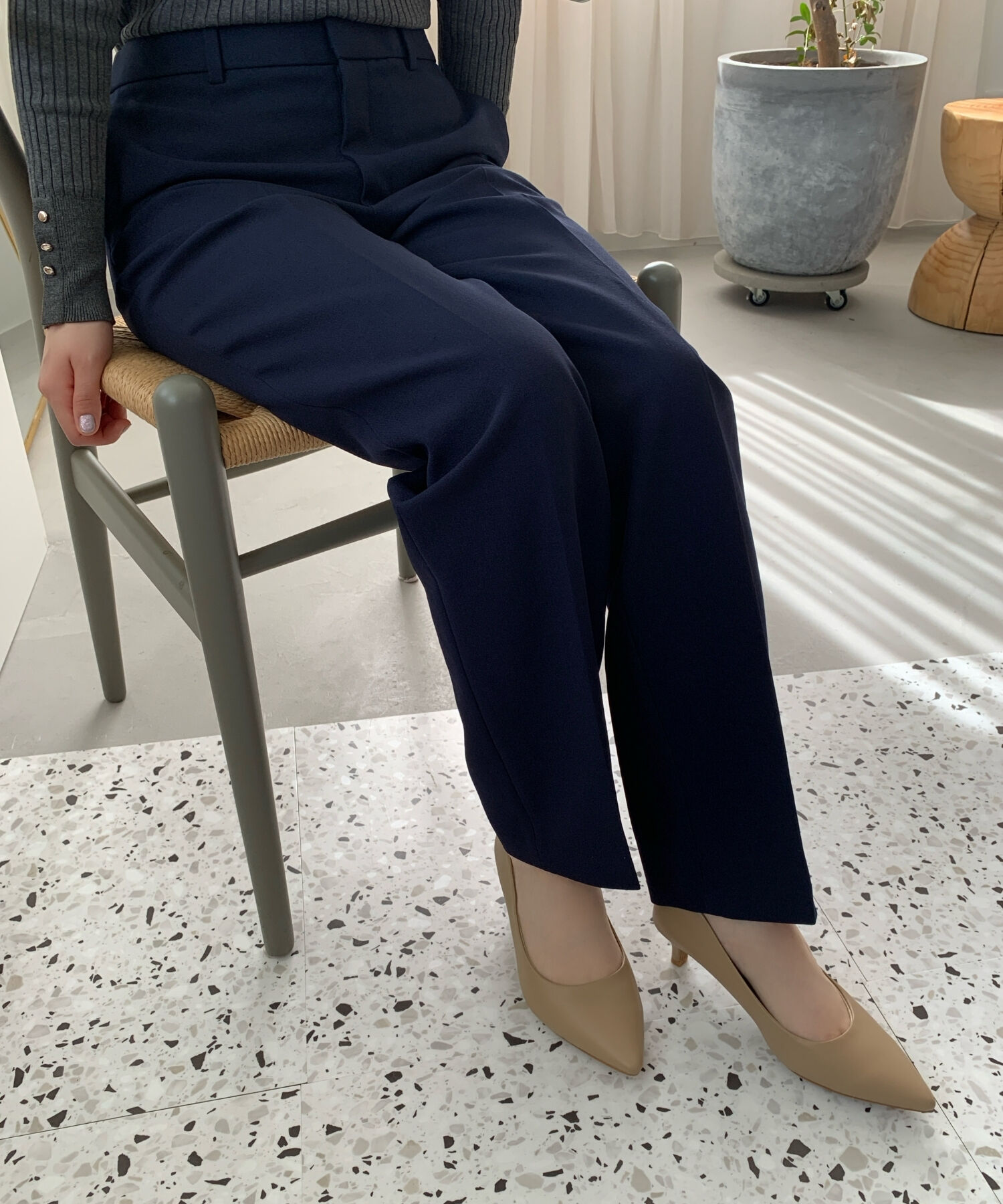 ORiental TRaffic「【跳べるパンプス/シリーズ累計１５０万足突破】ミドルヒール パンプス /R-3202 オフィス」|パンプス|