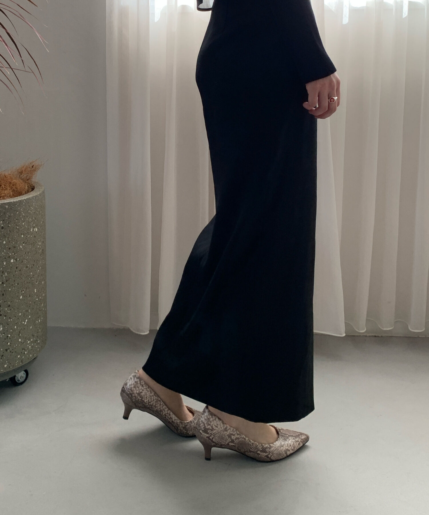 ORiental TRaffic「【跳べるパンプス/シリーズ累計１５０万足突破】ミドルヒール パンプス /R-3202 オフィス」|パンプス|