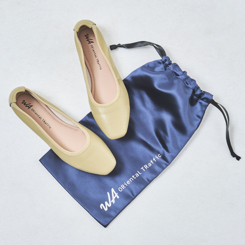 ORiental TRaffic「【WEB限定】ポケッタブルスクエアトゥパンプス/R-4005」|パンプス|GREEN