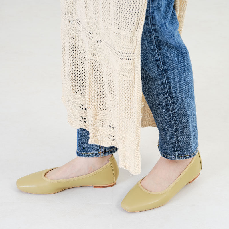 ORiental TRaffic「【WEB限定】ポケッタブルスクエアトゥパンプス/R-4005」|パンプス|