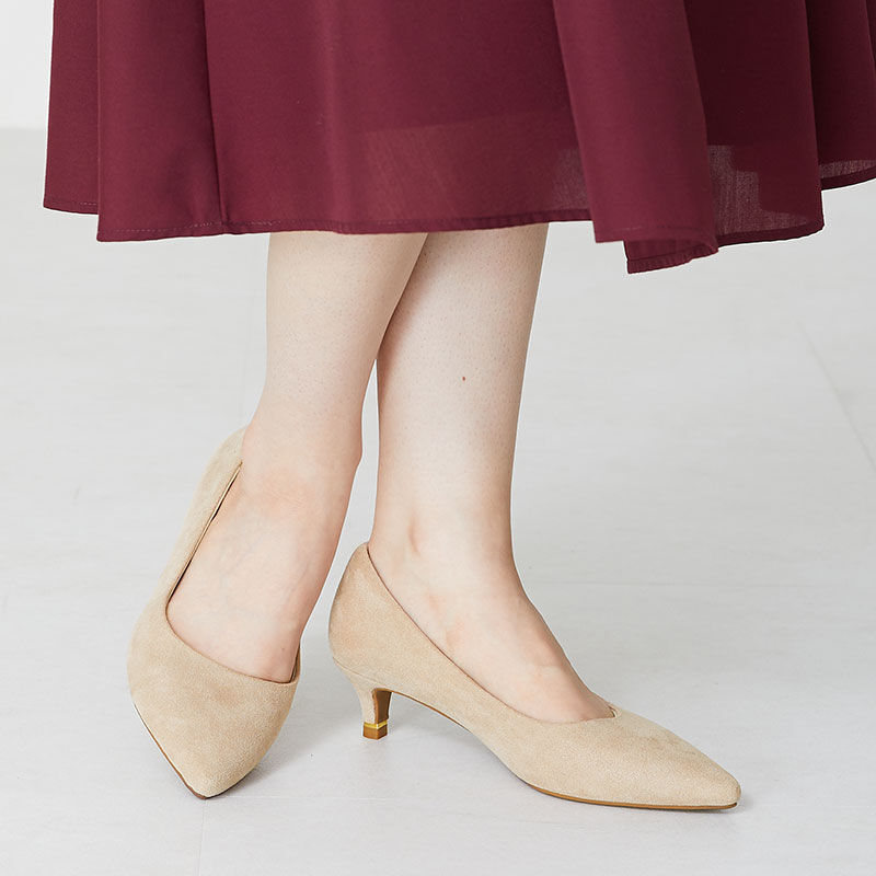 ORiental TRaffic「【跳べるパンプス/シリーズ累計１５０万足突破】メタリック ライン ヒール /R-3206 パンプス オケージョン」|パンプス|