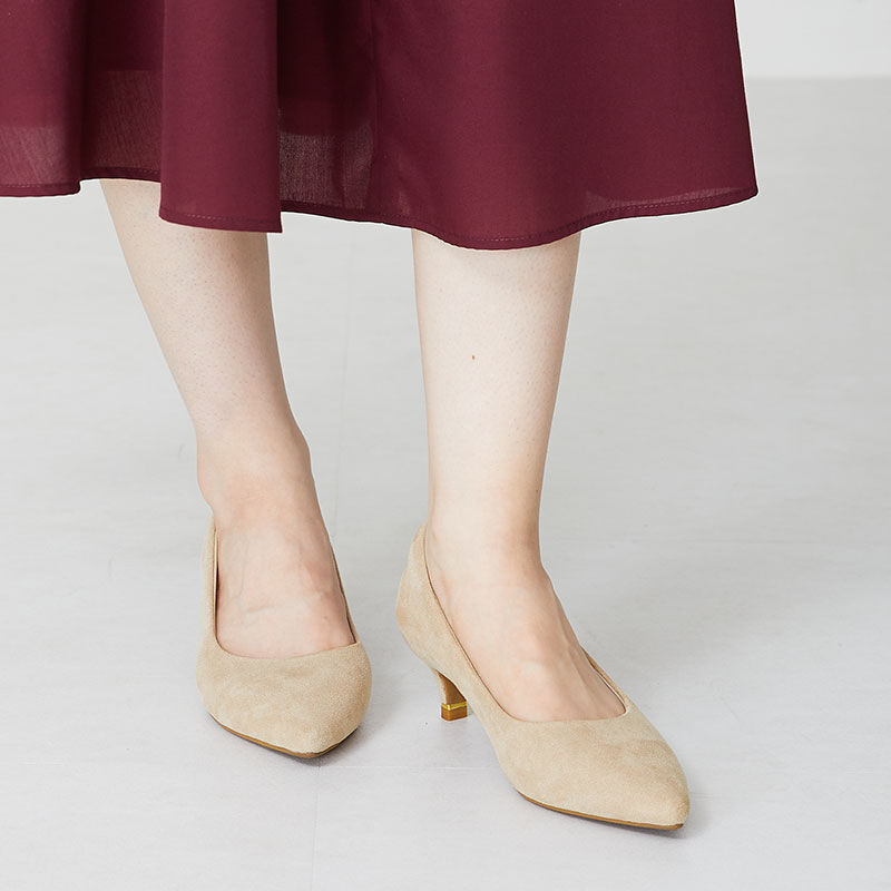 ORiental TRaffic「【跳べるパンプス/シリーズ累計１５０万足突破】メタリック ライン ヒール /R-3206 パンプス オケージョン」|パンプス|