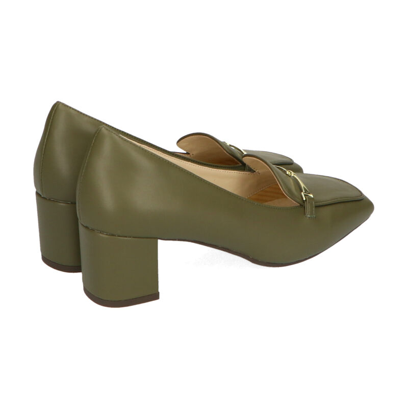 ORiental TRaffic「【跳べるパンプス/シリーズ累計１５０万足突破】ビットモチーフ/R-3207 ヒール ローファー」|パンプス|