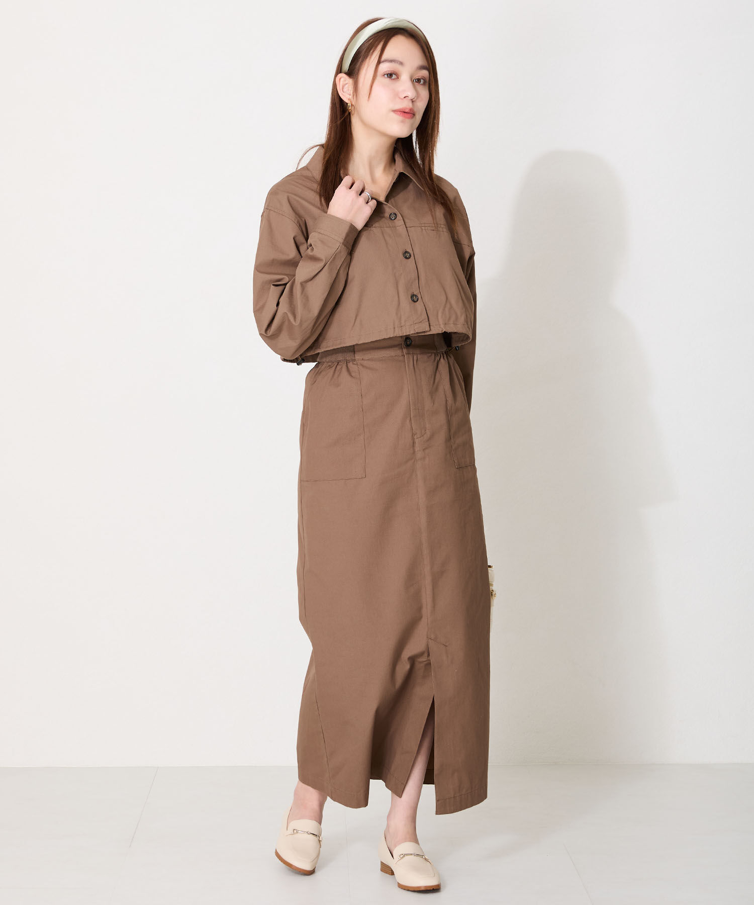 ORiental TRaffic「【防水】ビットモチーフレインローファー/R-1014 レインシューズ レインローファー 人気 トレンド」|パンプス|