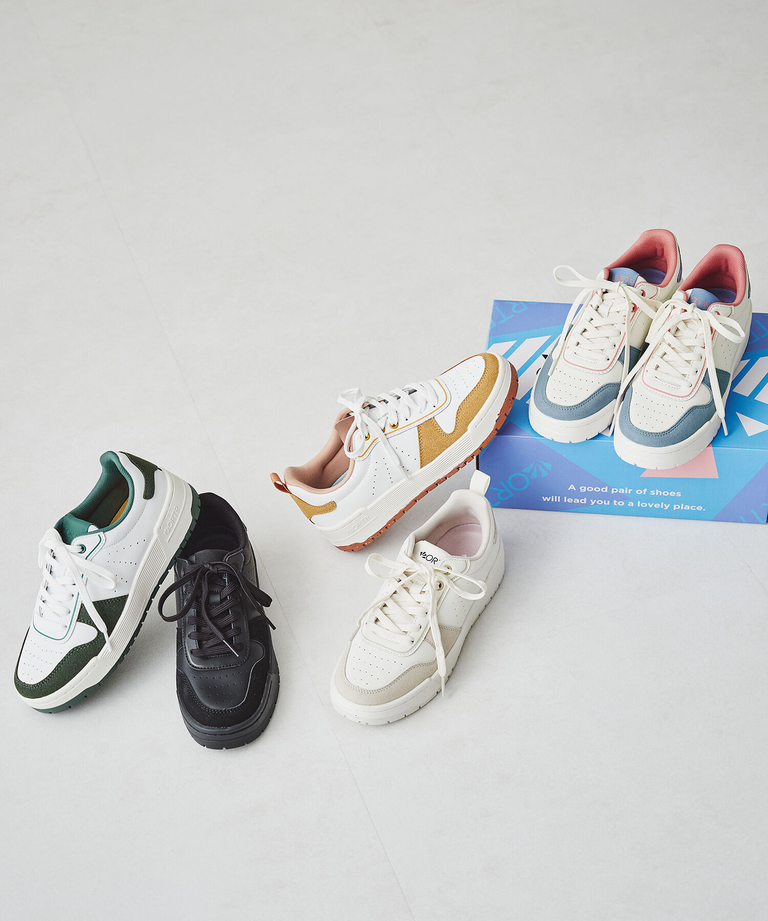 ORiental TRaffic「【トレンド】パンチングミッドソールスニーカー/OT3725 スニーカー 定番 人気 売れてる」|スニーカー|BEIGE