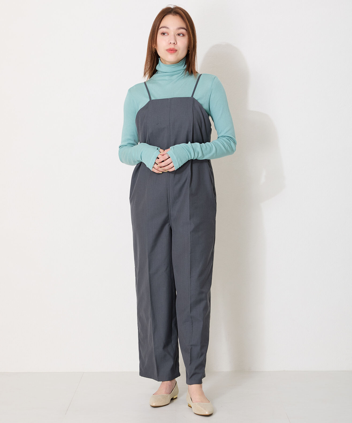 ORiental TRaffic「【WEB限定 / 累計16万足突破】ポインテッドトゥ フラット パンプス /R-4007 通勤靴 厚手クッション」|パンプス|