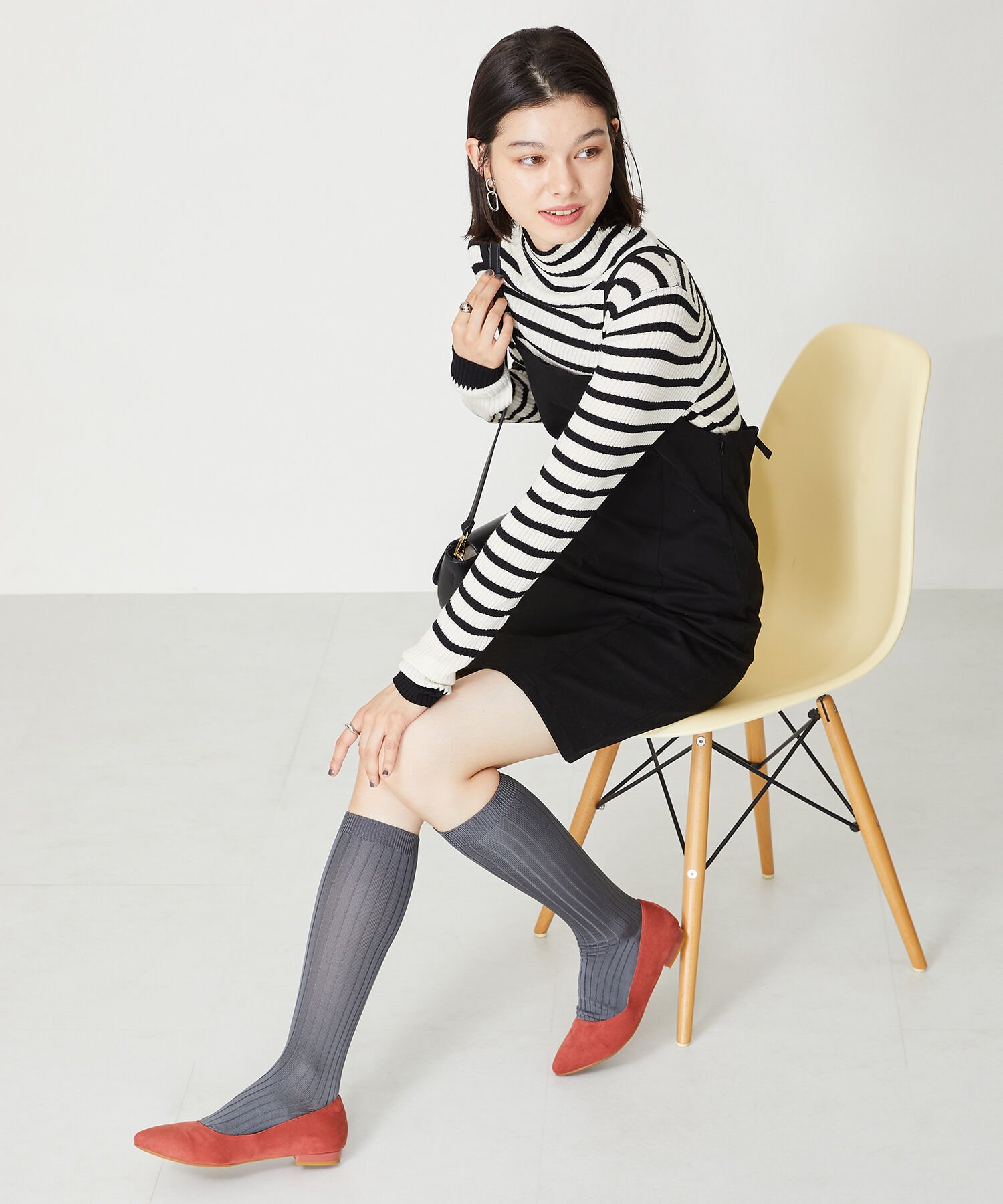 ORiental TRaffic「【跳べるパンプス/シリーズ累計１５０万足突破】プレーン フラット ヒール/R-3212 パンプス」|パンプス|