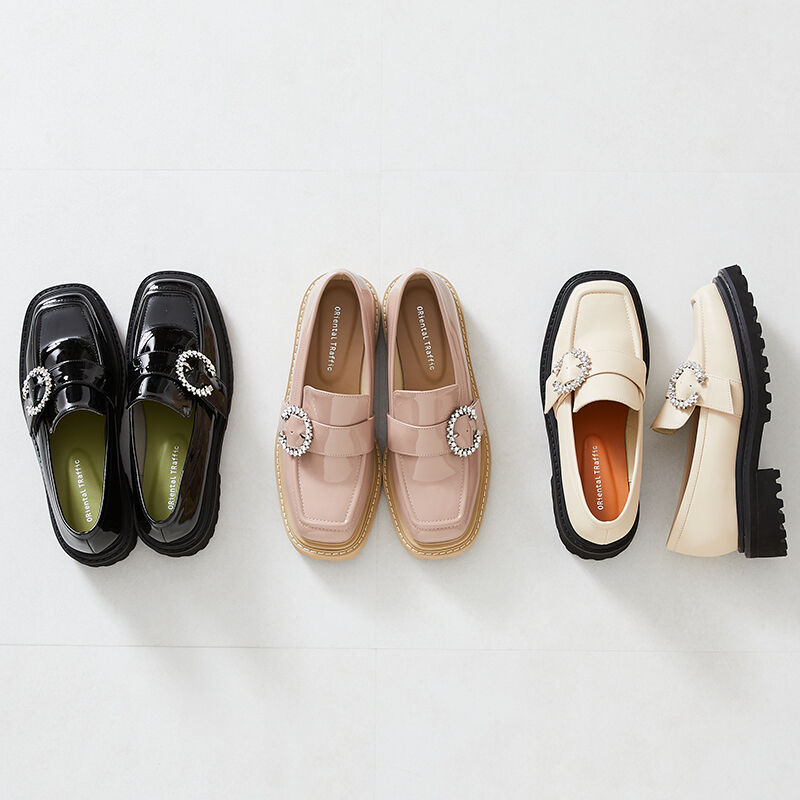 ORiental TRaffic「厚底ビジューバックルベルトシューズ/31315」|ビジネス・ドレスシューズ|BL