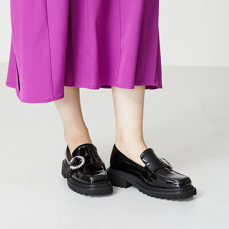 ORiental TRaffic「厚底ビジューバックルベルトシューズ/31315」|ビジネス・ドレスシューズ|