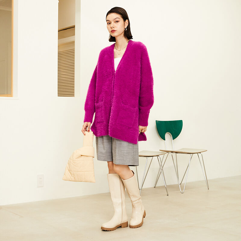 ORiental TRaffic「タンクソール ロングブーツ /31501 ボリュームソール ストレッチ」|ロングブーツ|