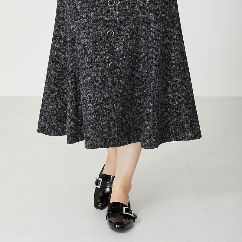 WA Oriental TRaffic「ビジューバックルローファー/32309」|ローファー|BLACK