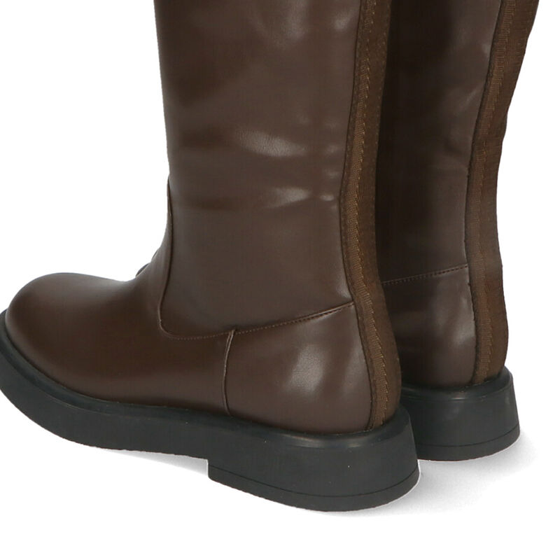 ORiental TRaffic「ラウンドトゥ ローヒール ロングブーツ /31505 ヒール3.5ｃｍ ゆったり」|ロングブーツ|