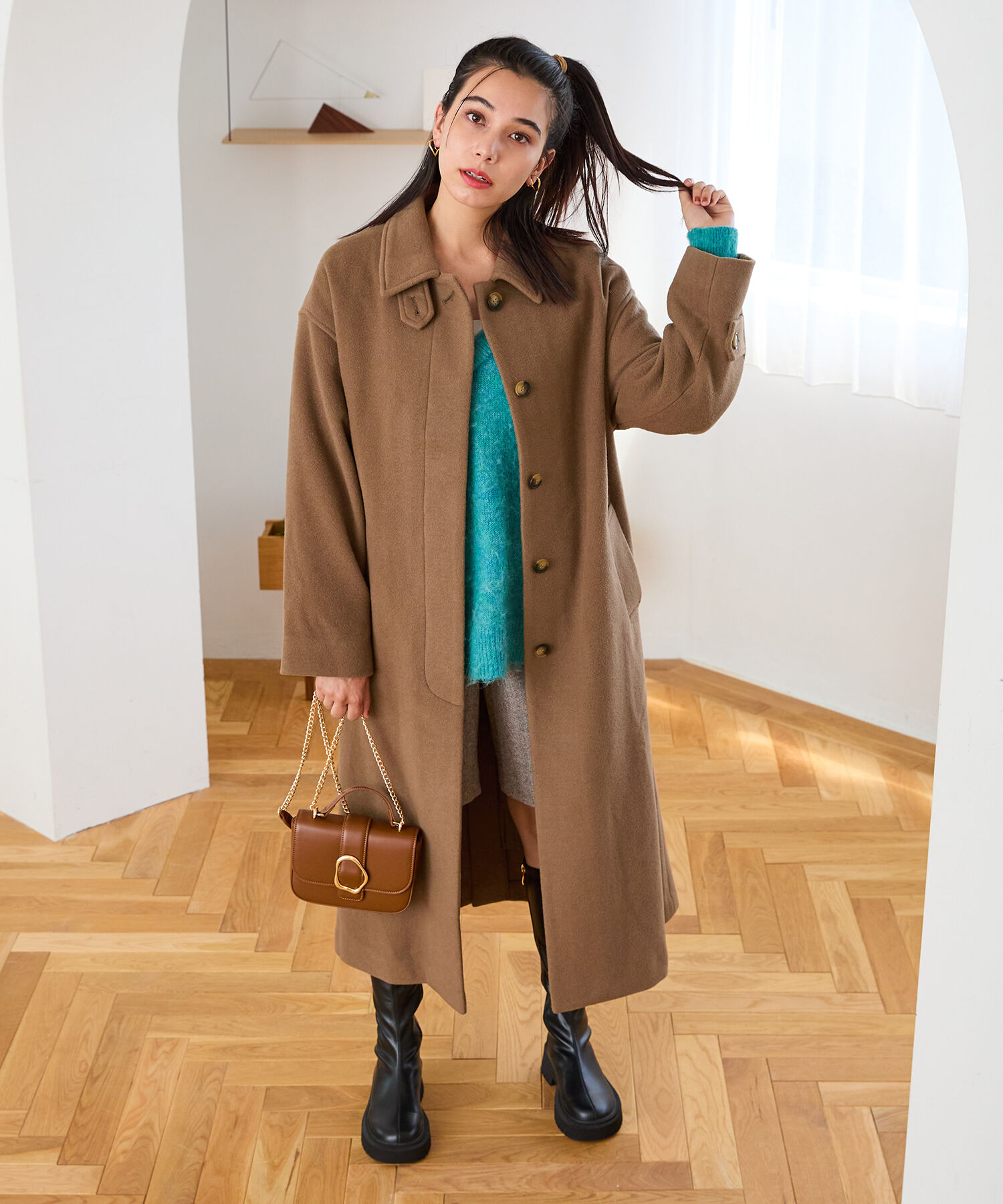 ORiental TRaffic「ステンカラーコート/MO33C02-2」|ステンカラーコート|