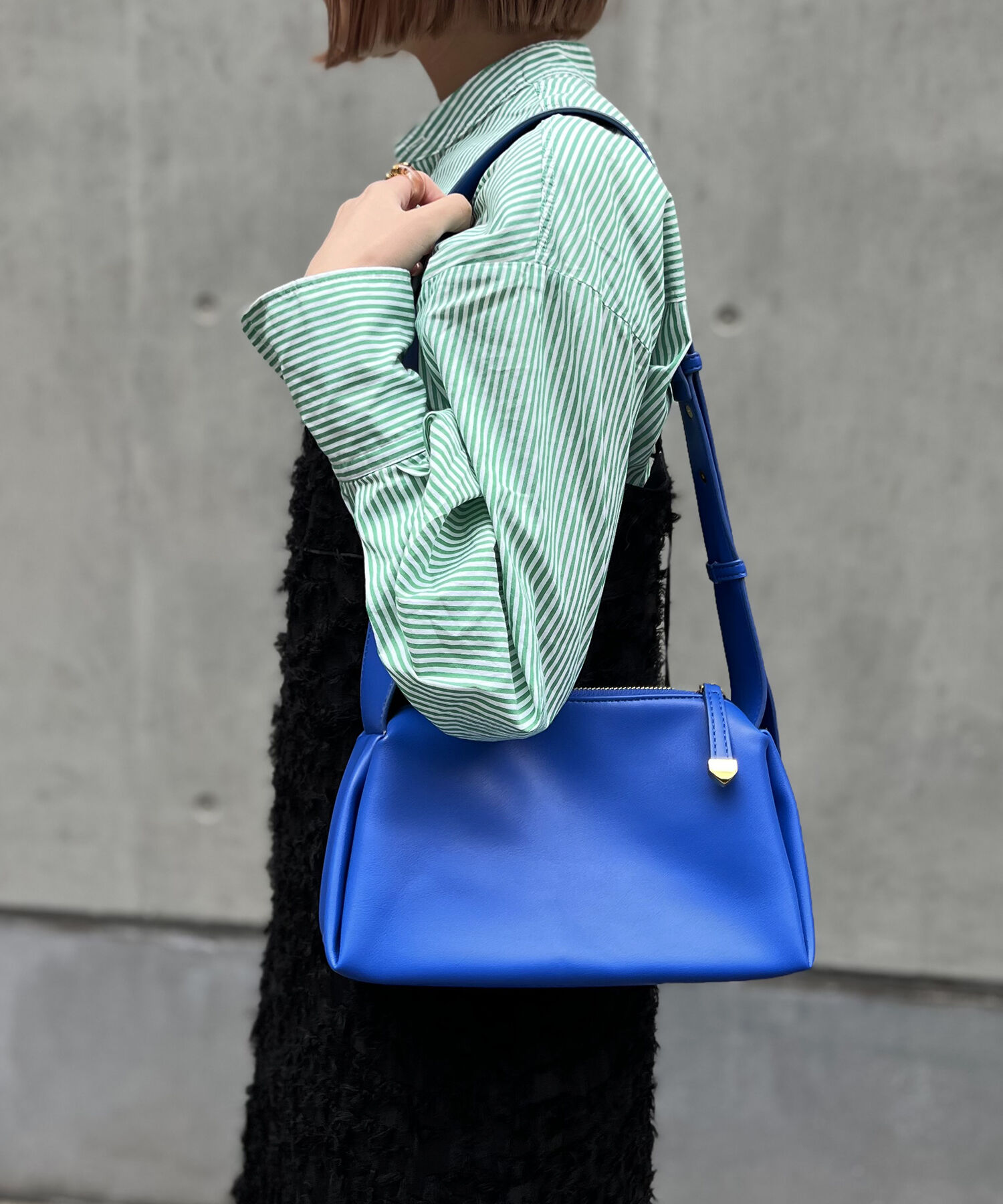 ORiental TRaffic「【BAG】ソフトフェイクレザーショルダーバッグ/BA-204 人気 トレンド　売れてる」|ショルダー・メッセンジャー|