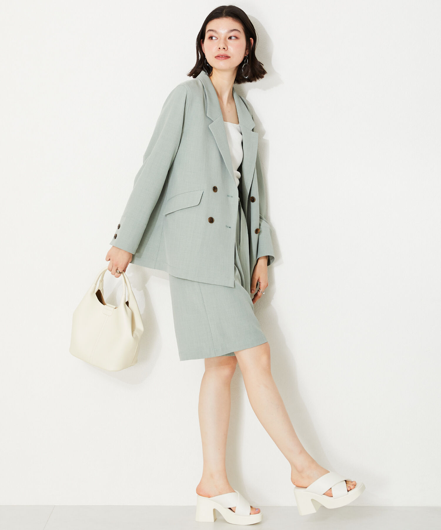 ORiental TRaffic「ソフトラウンド2wayバッグ/BA-218」|ショルダー・メッセンジャー|IVORY