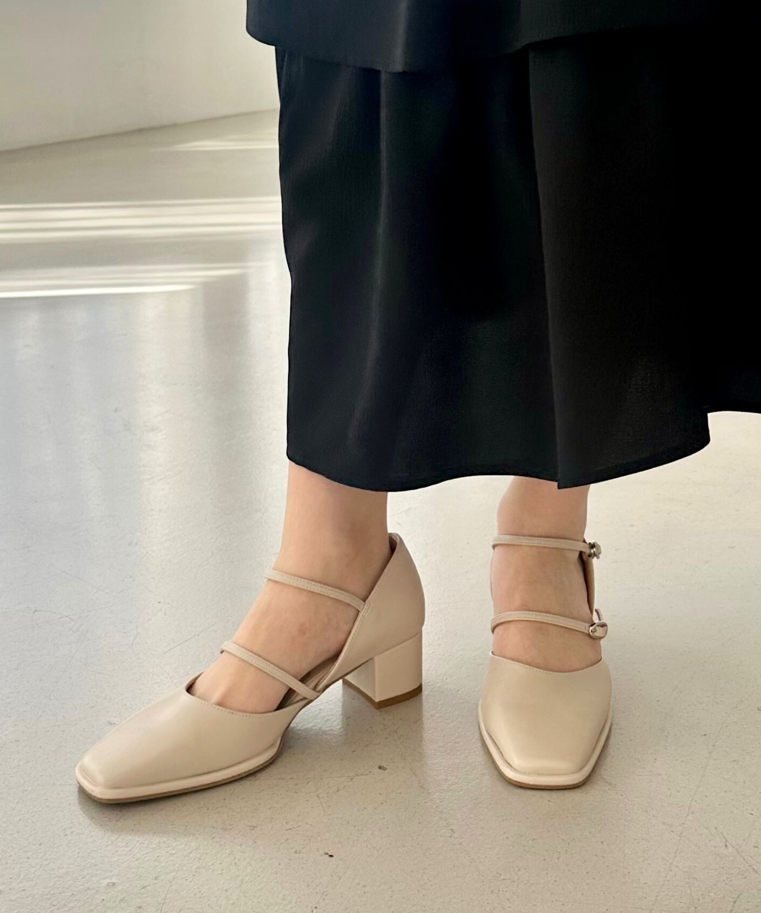 ORiental TRaffic「ダブルストラップヒールパンプス/41108」|パンプス|