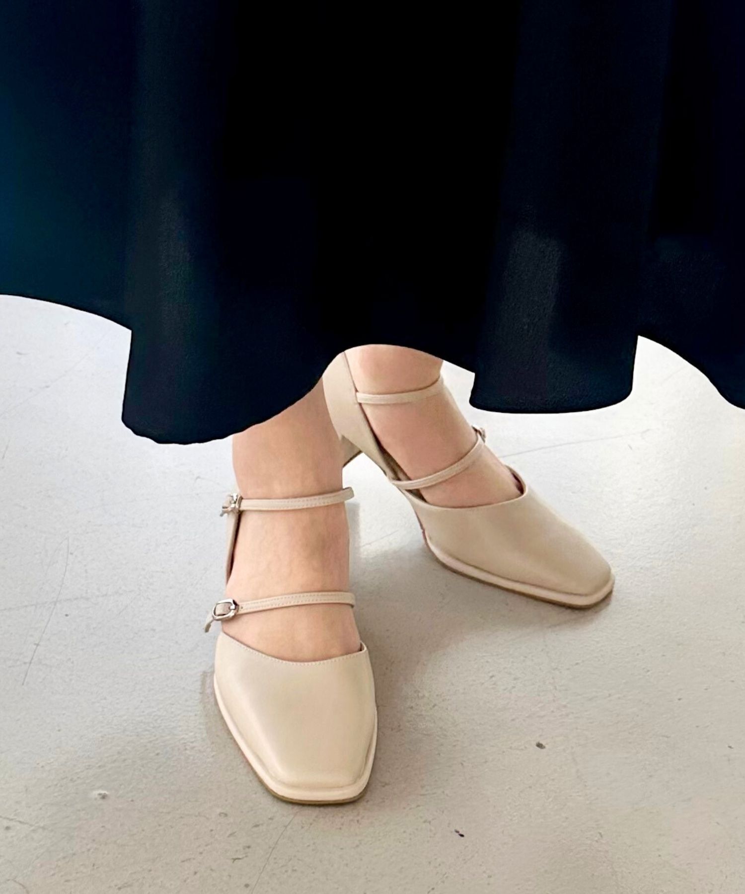 ORiental TRaffic「ダブルストラップヒールパンプス/41108」|パンプス|