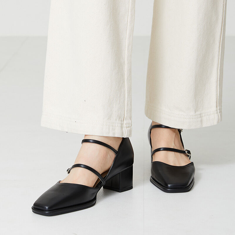 ORiental TRaffic「ダブルストラップヒールパンプス/41108」|パンプス|