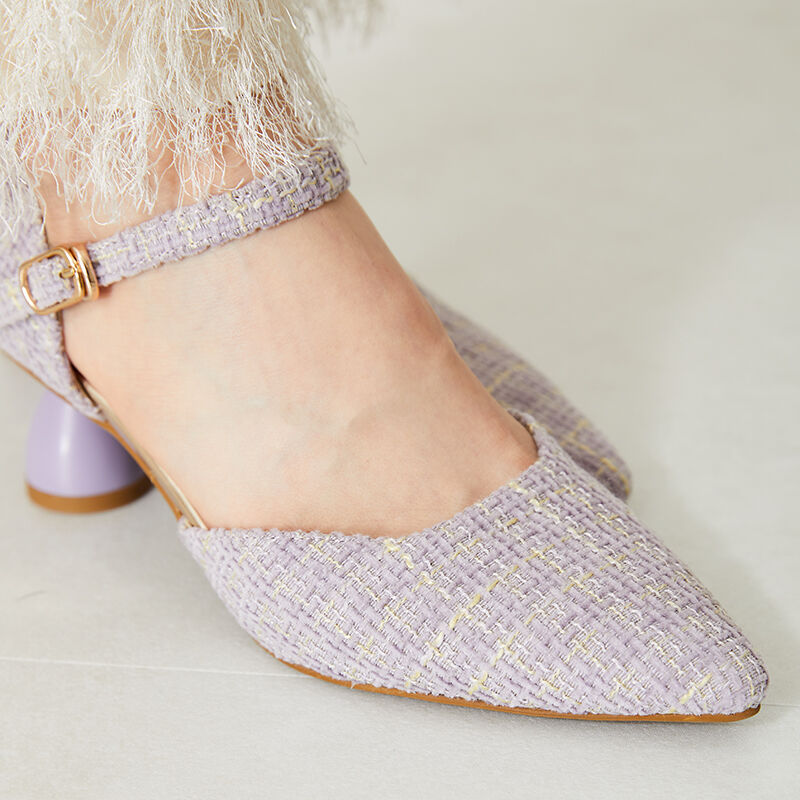 ORiental TRaffic「変形ヒールセパレートパンプス/41123」|パンプス|