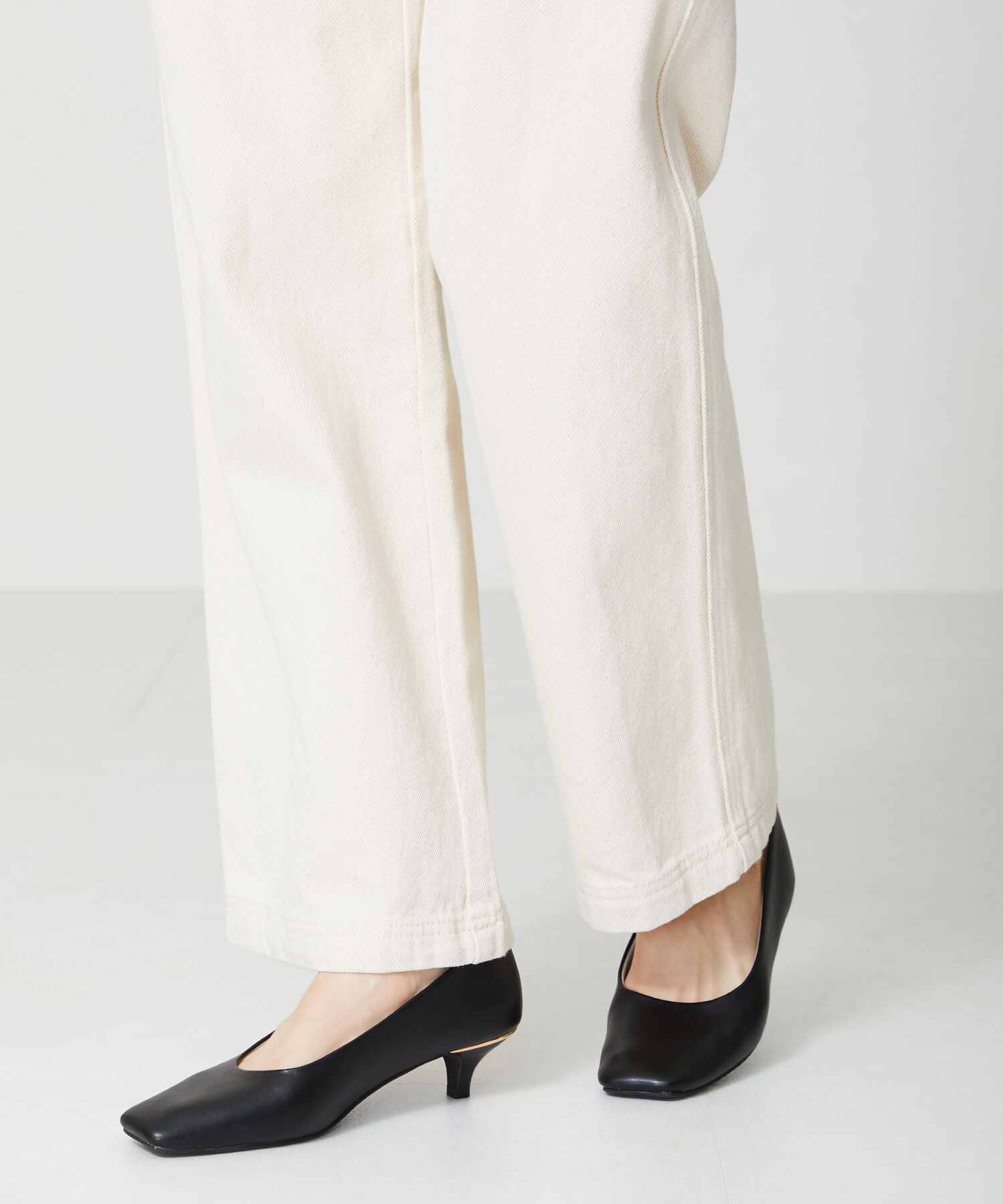 WA Oriental TRaffic「【アウトレット価格】スクエアトゥラインヒールパンプス/42109」|パンプス|