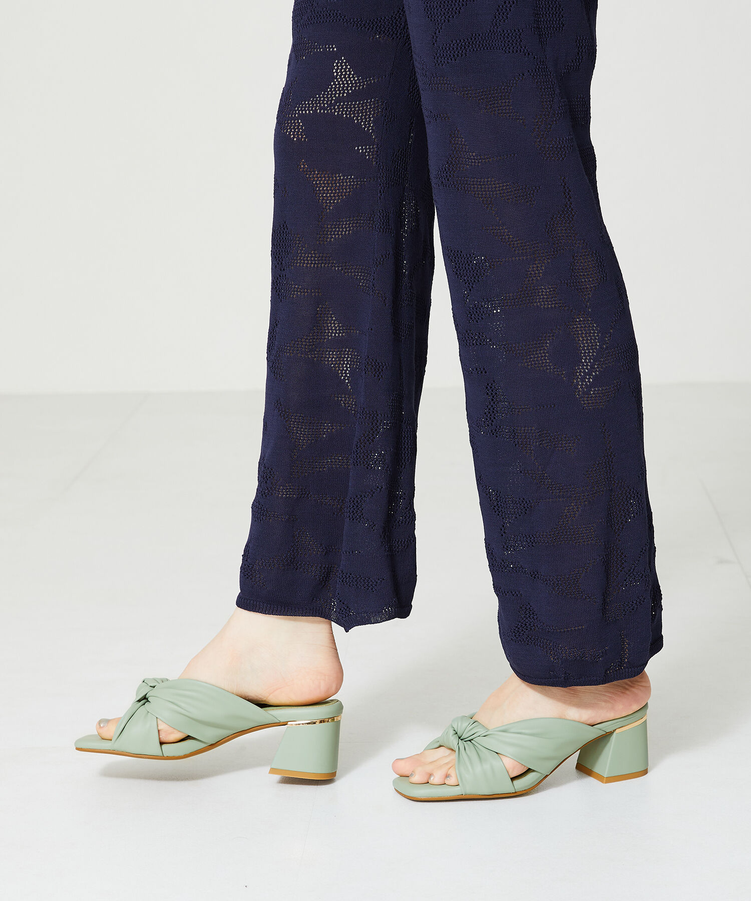 WA Oriental TRaffic「ソフトレザーリボンミュールサンダル/42202」|サンダル|