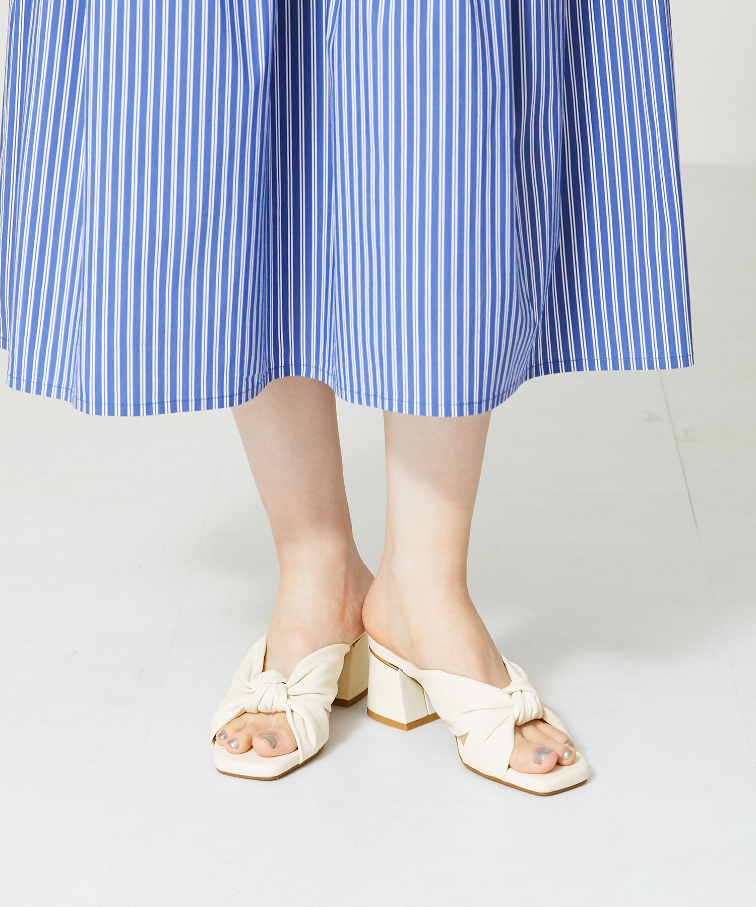 WA Oriental TRaffic「ソフトレザーリボンミュールサンダル/42202」|サンダル|