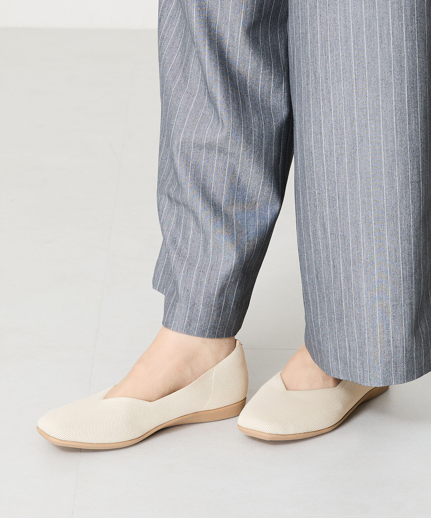 ORiental TRaffic「【洗濯OK】 ニット パンプス /R-3215 軽量 フラット ニット 通気性 柔らかい」|パンプス|