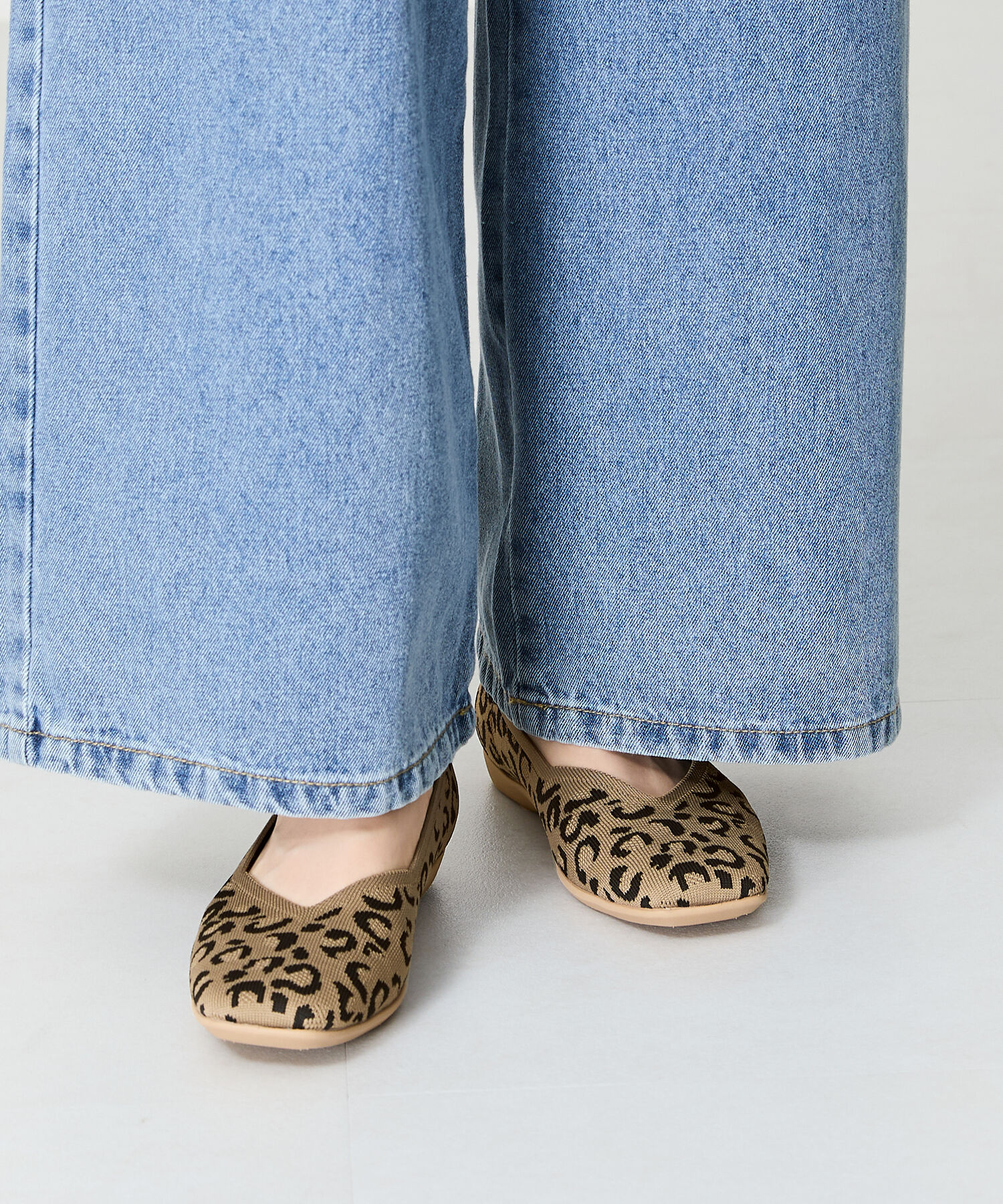 ORiental TRaffic「【洗濯OK】 ニット パンプス /R-3215 軽量 フラット ニット 通気性 柔らかい」|パンプス|