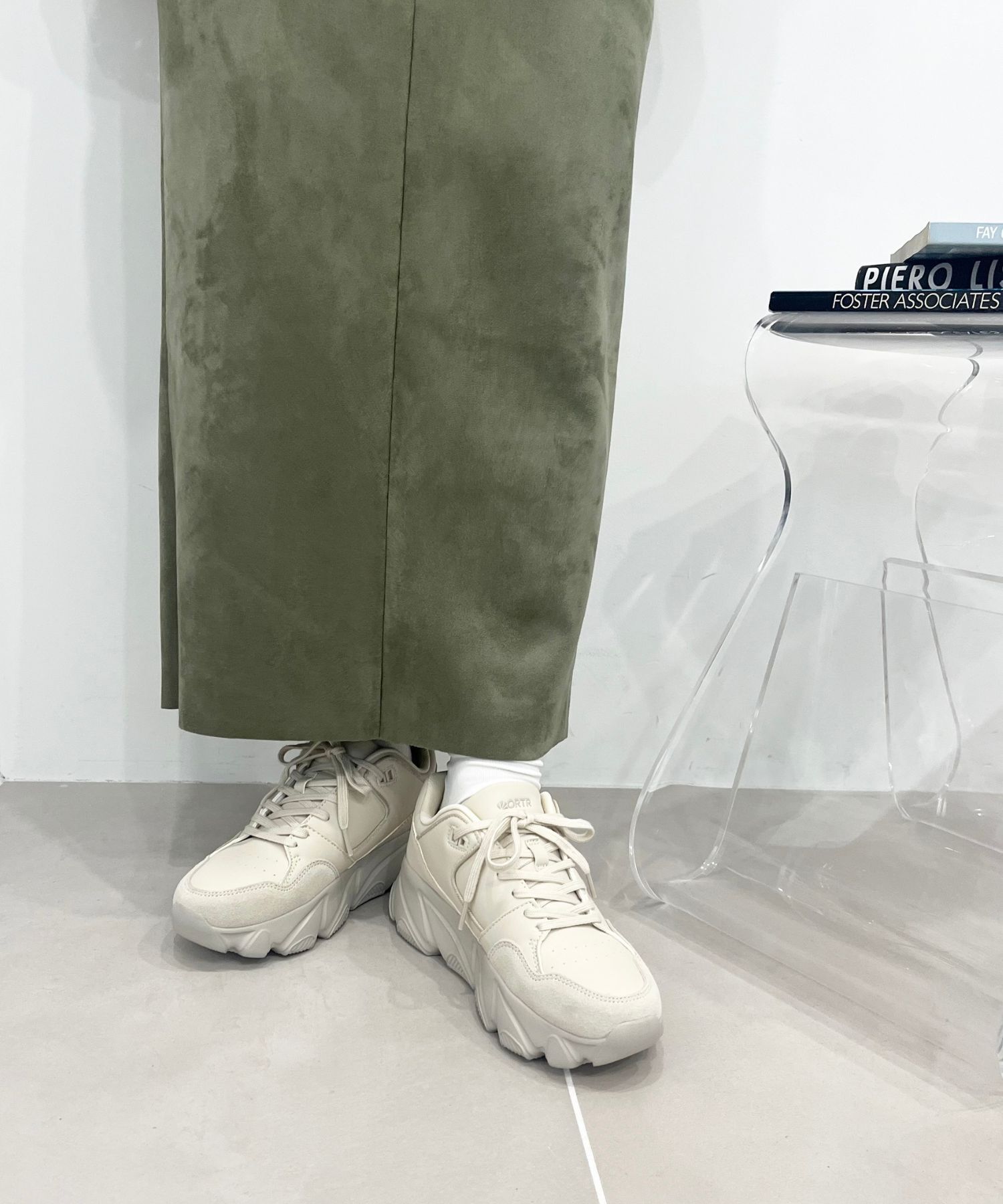 ORiental TRaffic「【アウトレット価格】パンチングデザインボリュームソールスニーカー/OT3738」|スニーカー|