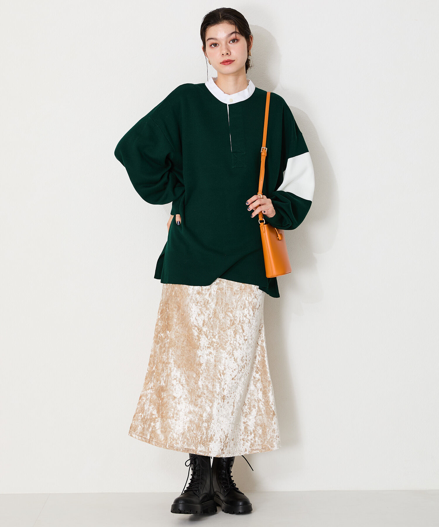 ORiental TRaffic「レースアップ 厚底 ブーツ /41401」|ショートブーツ|