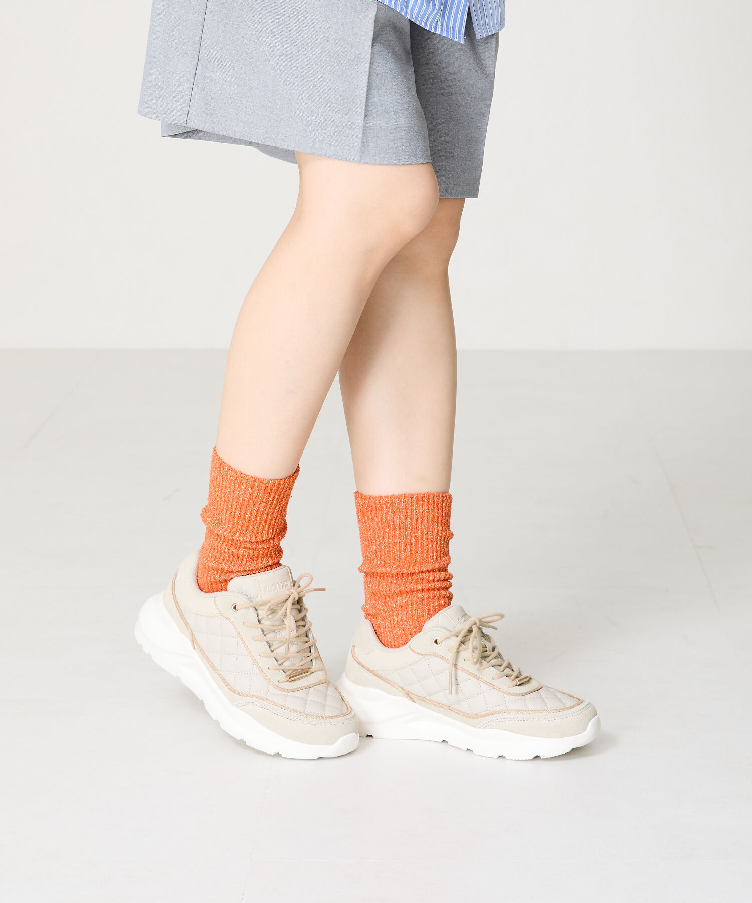 ORiental TRaffic「【トレンド】キルティングデザインスニーカー/OT3743」|スニーカー|