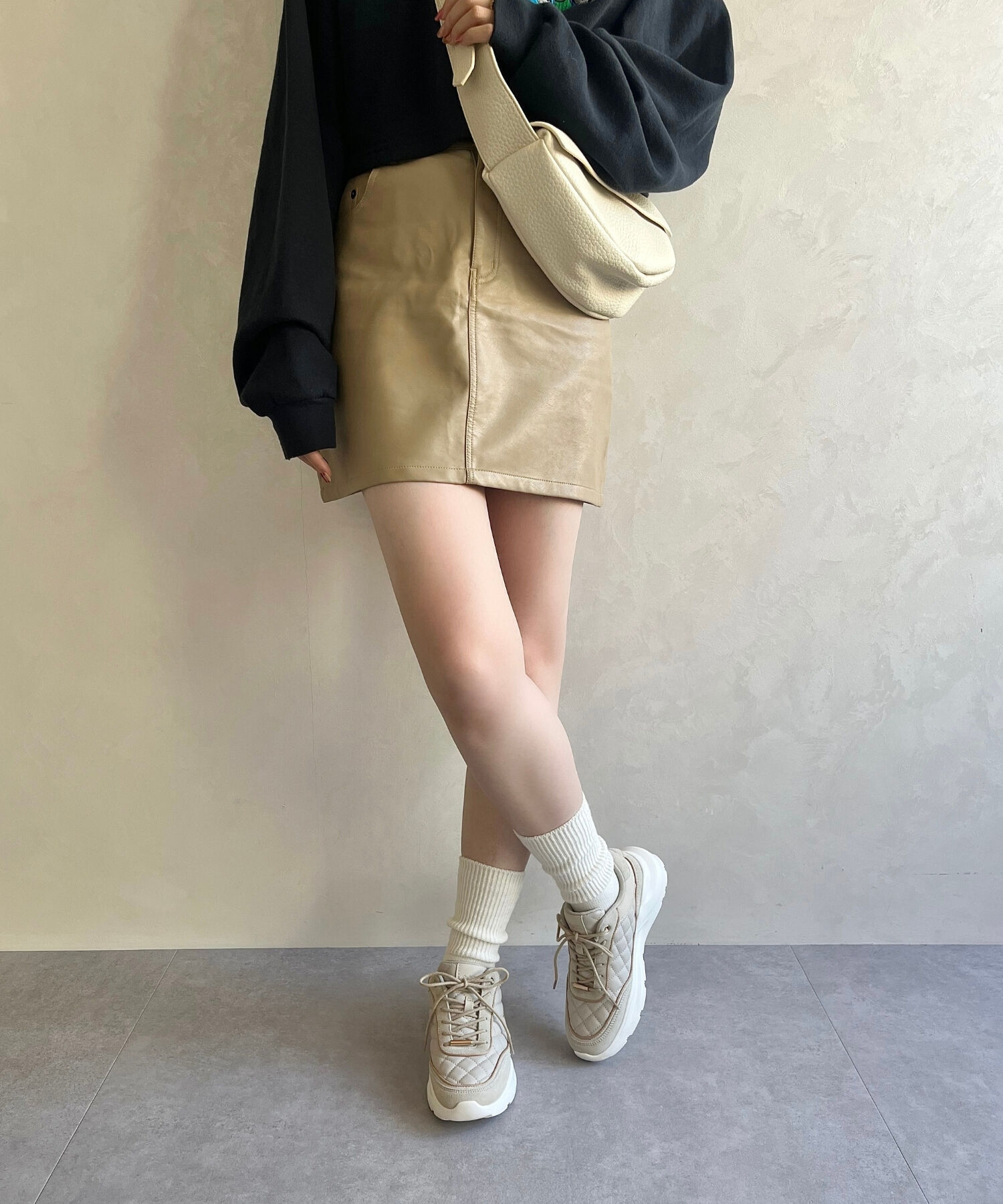 ORiental TRaffic「【トレンド】キルティングデザインスニーカー/OT3743」|スニーカー|