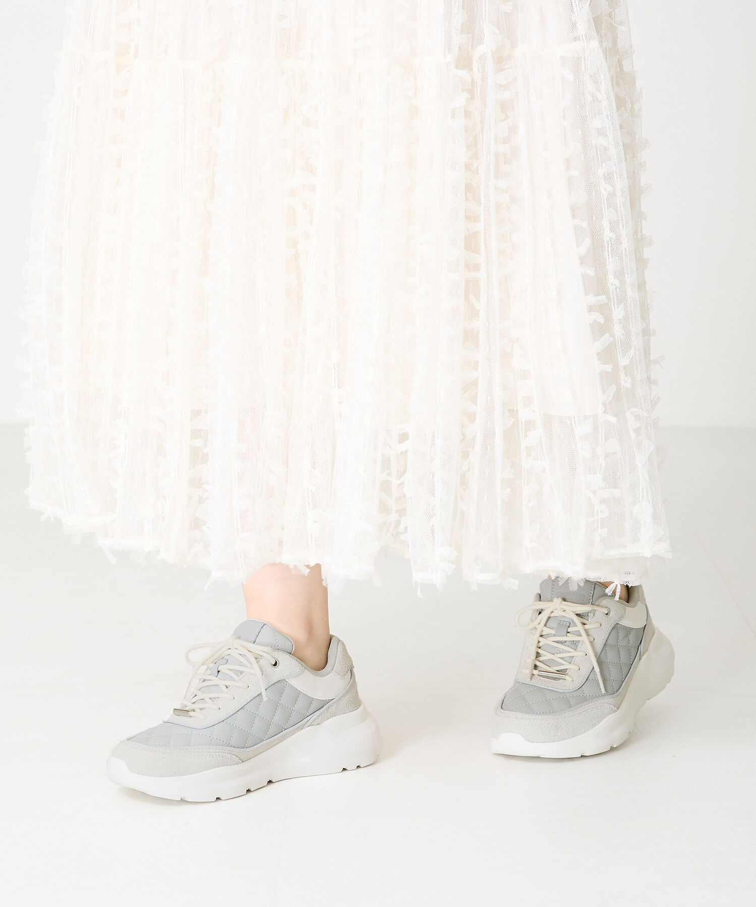 ORiental TRaffic「【トレンド】キルティングデザインスニーカー/OT3743」|スニーカー|